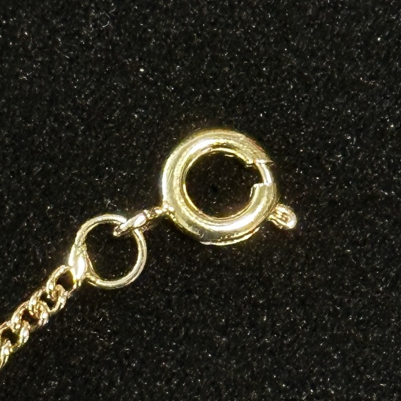 Chanel 01A COCO Gold Coloured Chain Bracelet with Black Rhinestones - Picture 11 of 13